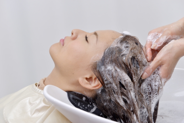 洗髪の看護