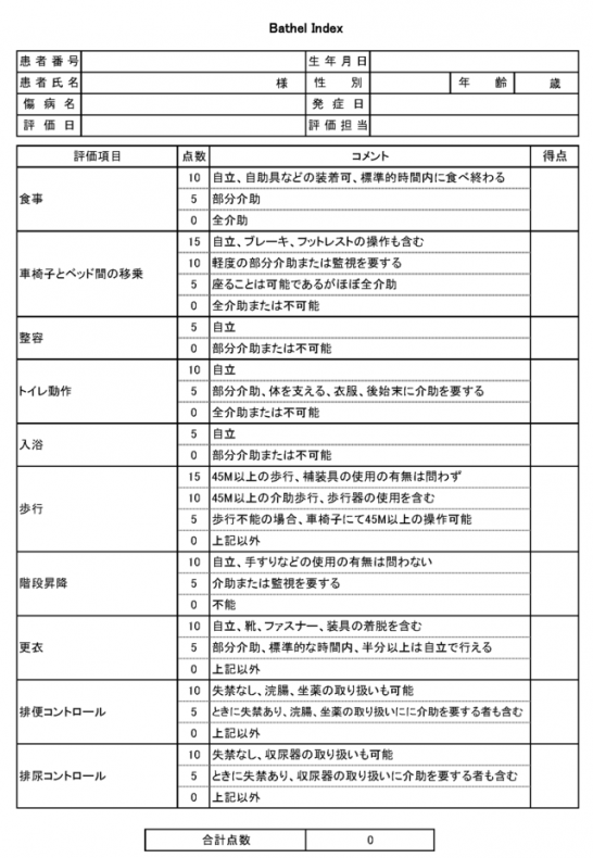 基本的日常生活動作能力（BADL）とは｜評価方法やIADL違いを解説 | ナースのヒント